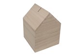 Treleker - Playwood Piggy Bank House Paulownia Wood - sl228c