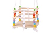 Utendørsleker - Bigjigs Wooden Toddler Swing - BJ771