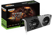 Grafikkort - Inno3D GeForce RTX 4070 SUPER Twin X2 OC - 12GB GDDR6X RAM - Grafikkort - N407S2-126XX-186162N