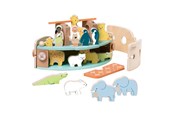 Byggesett - Classic World Wooden Noah's Ark Boat Building Set with Animals 16dlg. - 20188