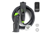 Batteri - Green Cell Habu EV charging station - 7m 2-in-1 with GC App - IEC 60309 - 11 kW - EVGC01