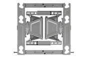 Veggmontering, AV-braketter & AV-møbler - LG OLW480 bracket - for LCD display 50 kg 77" - OLW480