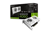 Grafikkort - PNY GeForce RTX 4060 Verto OC White Dual Fan - 8GB GDDR6 RAM - Grafikkort - VCG40608DFWXPB1-O