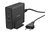 Mobil - Adaptere og ladere - Hama Essential Line power adapter - 5-20V - 2 x USB 24 pin USB-C - 65 Watt - 00200017