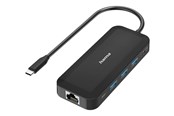 Dokkingstasjon - Hama Essential Line - docking station - USB-C - HDMI - 10Mb LAN - 00300080