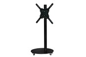 Veggmontering, AV-braketter & AV-møbler - Sinox StandView TV Floor Mount with wheels and rot 25 kg 65" 200 - 200 mm - SWB7169