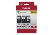 Printertilbehør blekk/toner - Canon PG-560XLx2/CL-561XL / 3712C009 High Multi Pack - Blekkpatron Colour (cyan, magenta, yellow) - 3712C009