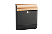 Postkasser - MEFA Pearl 872 w/Ruko lock Black/copper - 872800