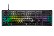 Tastatur - Corsair K55 CORE RGB - Gamingtastatur - Nordisk - Svart - CH-9226C65-ND