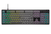 Tastatur - Corsair K55 CORE RGB - Gamingtastatur - Nordisk - Grå - CH-9226D65-ND