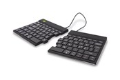 Tastatur - R-Go Tools R-Go Split Break - keyboard - with integrated break indicator - QWERTY - Nordic - black - Tastatur - Nordisk - Svart - RGOSBNDWLBL