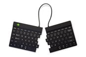 Tastatur - R-Go Tools R-Go Split Break - keyboard - with integrated break indicator - QWERTY - US - black - Tastatur - Amerikansk Engelsk - Svart - RGOSBUSWLBL