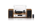 Platespiller - Lenco MC-160WD - HiFi Stereo system with Record Player DAB+/FM radio and Bluetooth® - Wood - Platespiller - MC-160WD