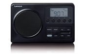 DAB, nettverks- og klokkeradio - Lenco MPR-035BK - Compact portable FM radio with LCD display - Black - FM - Mono - Svart - MPR-035BK