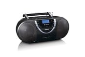 DAB, nettverks- og klokkeradio - Lenco SCD-6900BK - Boombox with DAB+ FM radio and CD/ MP3 player - Black - DAB/DAB+/FM - Stereo - Svart - SCD-6900BK