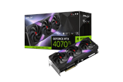 Grafikkort - PNY GeForce RTX 4070 Ti SUPER XLR8 EPIC-X RGB Triple OC - 16GB GDDR6X RAM - Grafikkort - VCG4070TS16TFXXPB1-O