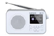 DAB, nettverks- og klokkeradio - Lenco PDR-036 - DAB/DAB+/FM - Hvit - PDR-036WH