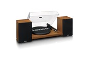 Platespiller - Lenco LS-480WD - Record player with built-in amplifier and Bluetooth® plus 2 external speakers - Wood - Platespiller - LS-480WD