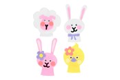 Arts & Crafts - Tilbehør - Wins Holland Make your own Finger Puppets Easter 4pcs. - KN2161