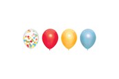 Leketøy - Haza Witbaard Balloon mix Rainbow 6pcs. - 439340