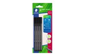 Skrive- & Tegneverktøy - Staedtler Fineliner triplus black 4pcs Bc - 334 R-9BK4