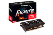 Grafikkort - PowerColor Radeon RX 7600 XT Fighter - 16GB GDDR6 RAM - Grafikkort - RX7600XT 16G-F