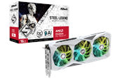 Grafikkort - ASRock Radeon RX 7600 XT Steel Legend - 16GB GDDR6 RAM - Grafikkort - 90-GA4ZZZ-00UANF