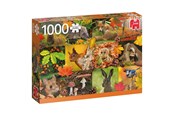 Puslespill - Jumbo Puzzle - Autumn Animals (1000 pcs) - JUM8863