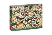 Puslespill - Jumbo Puzzle - Butterfly Poster (1000 pcs) - JUM8842