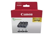 Printertilbehør blekk/toner - Canon PGI-35BK / 1509B028 Black Triple Pack - Blekkpatron Svart - 1509B028