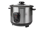 Andre kjøkkenapparater - Nedis KARC110AL - rice cooker - black / silver - KARC110AL