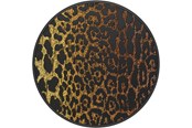 Mobil - Andre tilbehør - PopSockets Embossed Metal Leopard Removable Grip with Standfunction LUXE - 802118