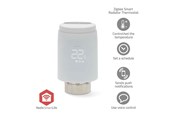 Smarthus - Nedis SmartLife Radiatorstyring | Zigbee 3.0 | Batteri | - ZBHTR20WT