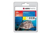 Printertilbehør blekk/toner - Agfa Photo - 135% - yellow - compatible - ink cartridge (alternative for: HP 933XL HP CN056AE) - Blekkpatron Yellow - APHP933YXL