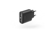 Mobil - Adaptere og ladere - Hama Charger 2xUSB-A 12W Black - 00201627