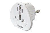 Diverse kabel - Hama Traveladapter Type E/F Universal World-EU White - 00223455