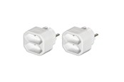 Diverse kabel - Hama 2-way Socket Adapter Double Pack White - 00223211