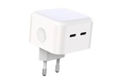 Mobil - Adaptere og ladere - XO Wall charger  L102 2x USB-C 35W (white) - L102 (EU)