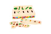 Babyleker - Small Foot - Caterpillar Never Enough Images Sorting box - 11342