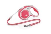 Hund - Flexi New Comfort M Tape Leash 5m 20kg Red - 600.7919