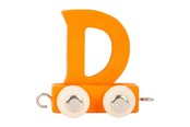 Treleker - Small Foot - Wooden Letter Train Color - D - 10354