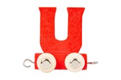 Treleker - Small Foot - Wooden Letter Train Color - U - 10371