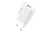 Mobil - Adaptere og ladere - Vipfan Wall charger  E01 1x USB 2.4A (white) - E01