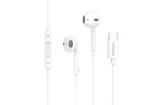 Hodetelefoner - Vipfan Wired in-ear headphones  M14 USB-C 1.1m (white) - M14