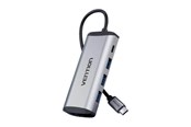 Dokkingstasjon - Vention Docking Station USB-C > 3x USB3.0 0.15 m Gray - THAHB