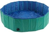 Hund - FLAMINGO Doggy Splash Pool Green/Blue M - 120X30 - 540058500218