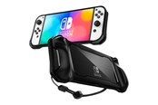 Spill - Tilbehør - Spigen Rugged Armor - black - Nintendo Switch OLED - Deksel - Nintendo Switch OLED - ACS04020