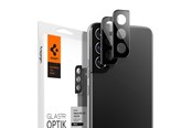 Mobil - Andre tilbehør - Spigen Glas.tR Optik 2 Pack - black - Samsung Galaxy S22/S22+ - AGL04146