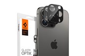 Mobil - Andre tilbehør - Spigen Glass tR Optik 2 Pack - Black - iPhone 16/15/14 Pro / 16/15/14 Pro Max - AGL05273