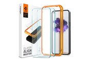 Mobil - Beskyttelsesglass - Spigen Glass AlignMaster 2 Pack - clear - Nothing Phone (1) - AGL05447